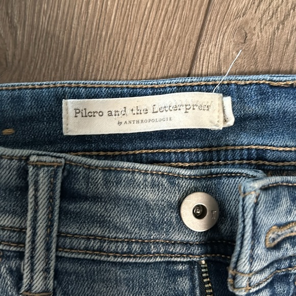 Pulcro and the letter press slim boyfriend with side panel distressed jeans - Picture 2 of 5